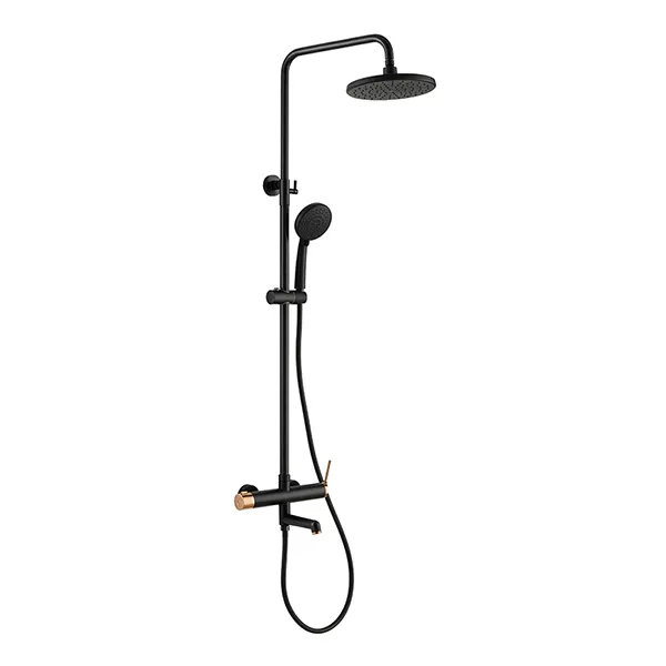 Single Handle Exposed Pipe Shower System