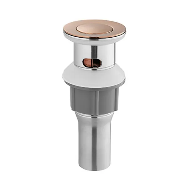 Stainless Steel Flip Drain with Overflow & Anti-Clogging Basket